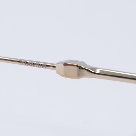 Valentino V-STUD-III VLX-136A Eyeglasses Gold 56mm Round Frame - Picture 6 of 11